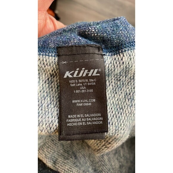 Kuhl Nova Pullover Sweater Dress Gray Blue Small - Picture 11 of 12